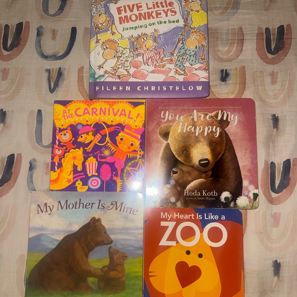 Like-New Baby Board Book Bundle (5) | Pristine Condition | Gift-Quality